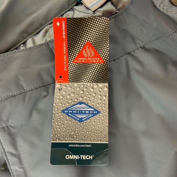 Columbia Womens Bugaboo Omni-Tech Omni-Heat Ski Pants 3X Regular Light Gray - Picture 6 of 9